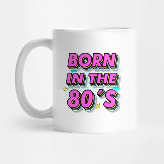 Born in the 80s Retro Gift idea for 40th birthday by dconciente